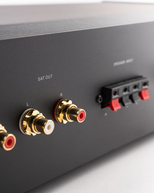 Reckhorn A-410 Bassverstärker Rückseite Nahaufnahme