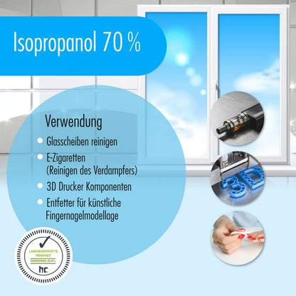 250 ml Höfer Chemie® Isopropanol 70% in Sprühflaschen